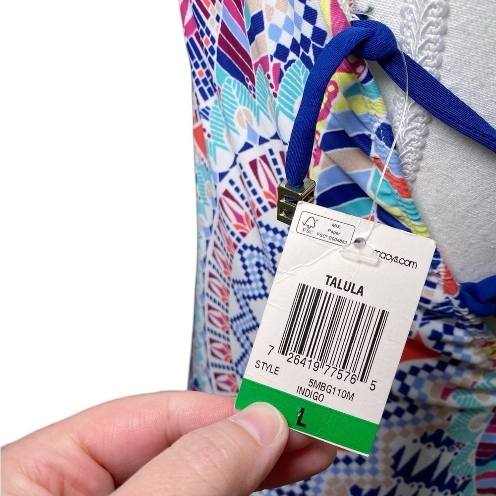 Bar III Colorful Patterned Women's Swimsuit - Picture 8 of 13